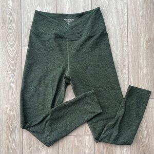 Year of Ours V-cut Green Spacedye Leggings